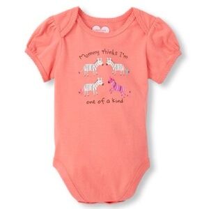 Mommy Thinks I’m One of a Kind Zebra Onesie